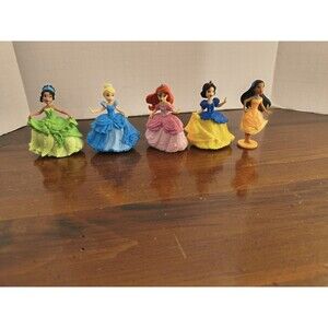 Lot Of 5 Disney Princess Gem Collection Blind Box Figures Series 1 Hasbro